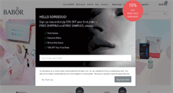 Desktop Screenshot of ca.babor.com